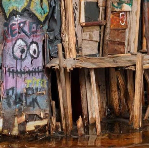 OBRA NEGRA / Found materials assemblage / 2016